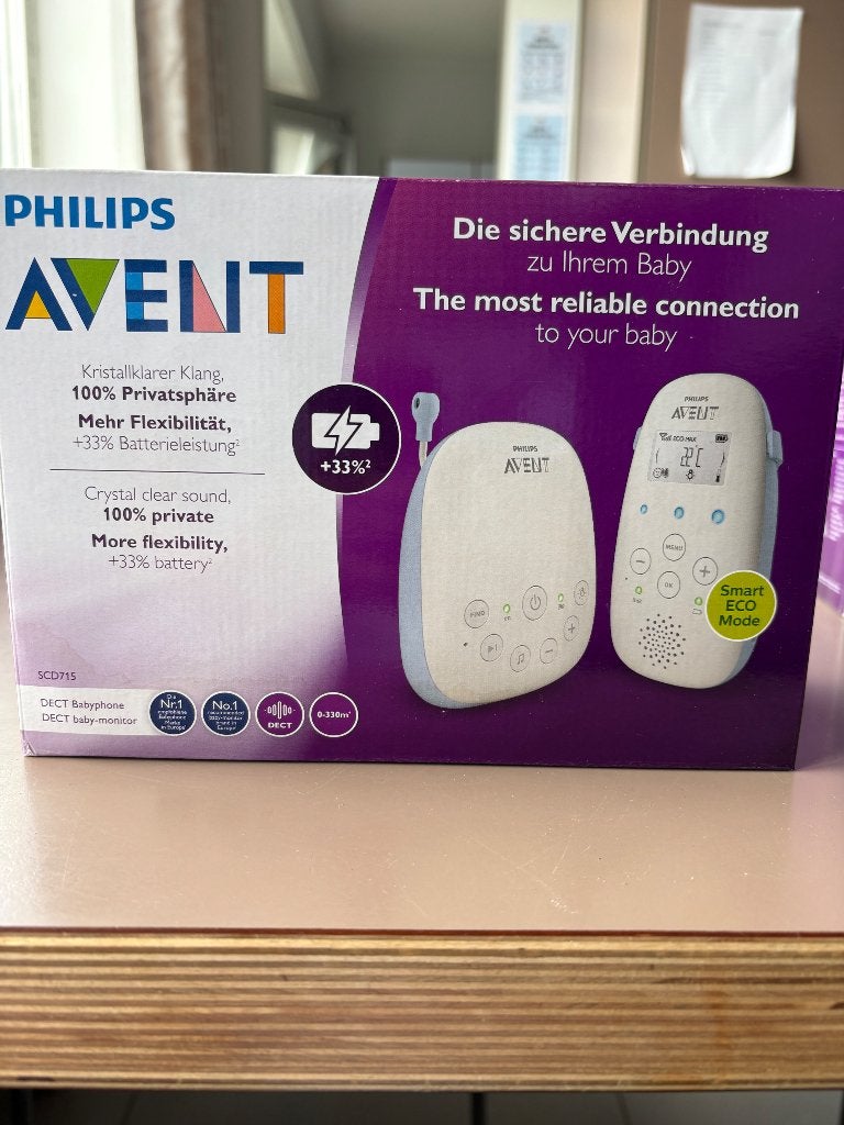 Philips Avent SCD715, Kinderen en Baby's, Babyfoons, Ophalen of Verzenden, Nieuw, 250 meter of meer