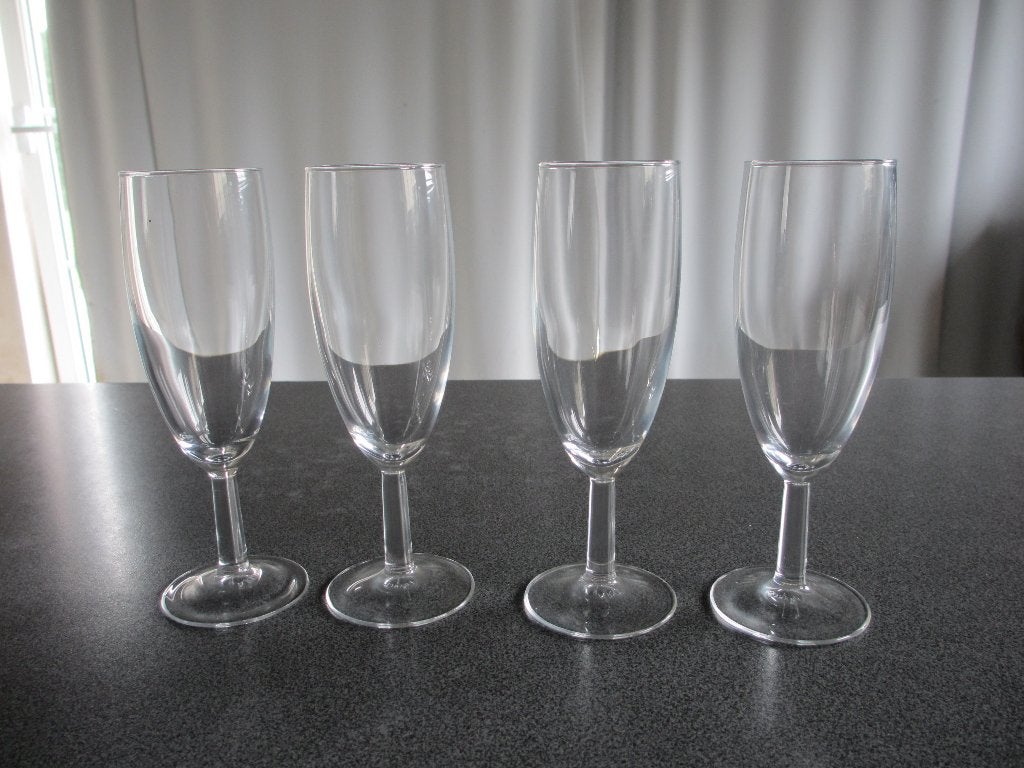 schuimwijn glazen, Verzamelen, Ophalen, Zo goed als nieuw, Champagne