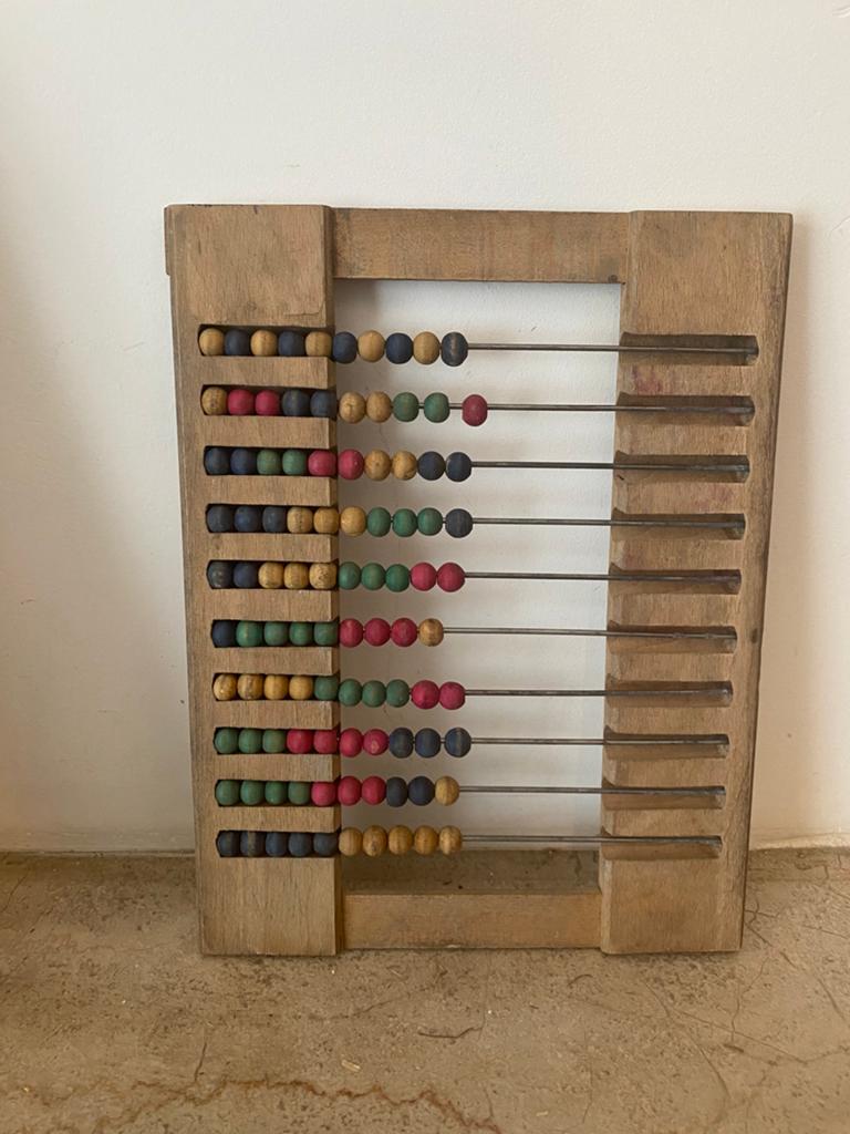 Rekenrekje, Huis en Inrichting, Woonaccessoires | Memoborden, Ophalen of Verzenden, Zo goed als nieuw