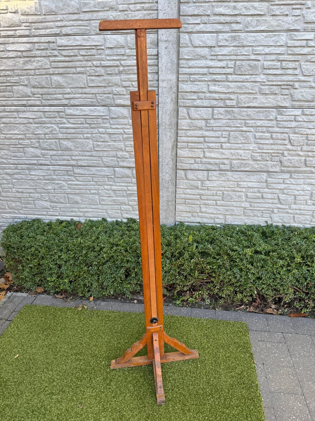 Houten schoolkaartenhouder staander, Antiek en Kunst, Ophalen