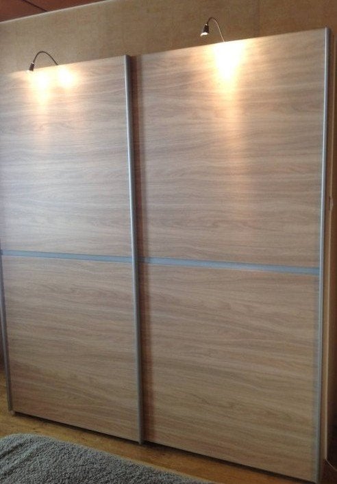 Kleerkast schuifdeuren, Huis en Inrichting, Ophalen, Met deur(en), Gebruikt, 200 cm of meer