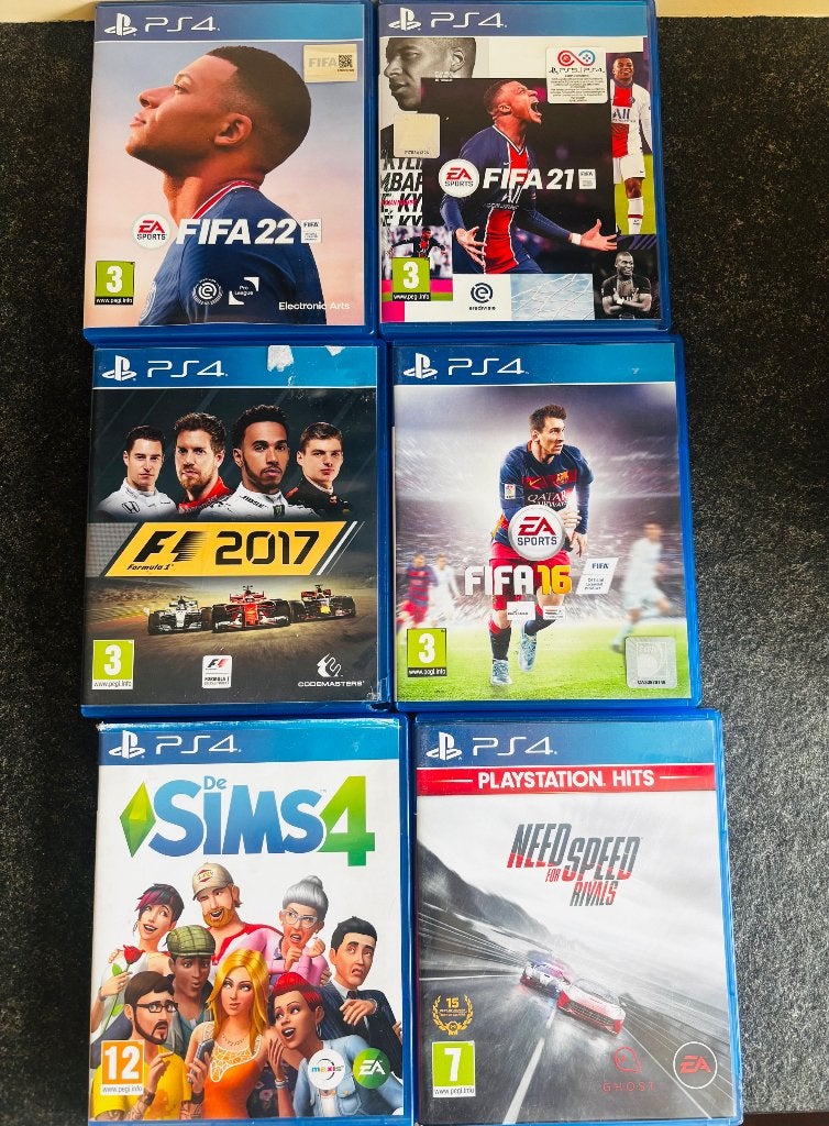 Bundel PS4 spellen, Games en Spelcomputers, Games | Sony PlayStation 4, Gebruikt, 2 spelers, Ophalen of Verzenden, Sport