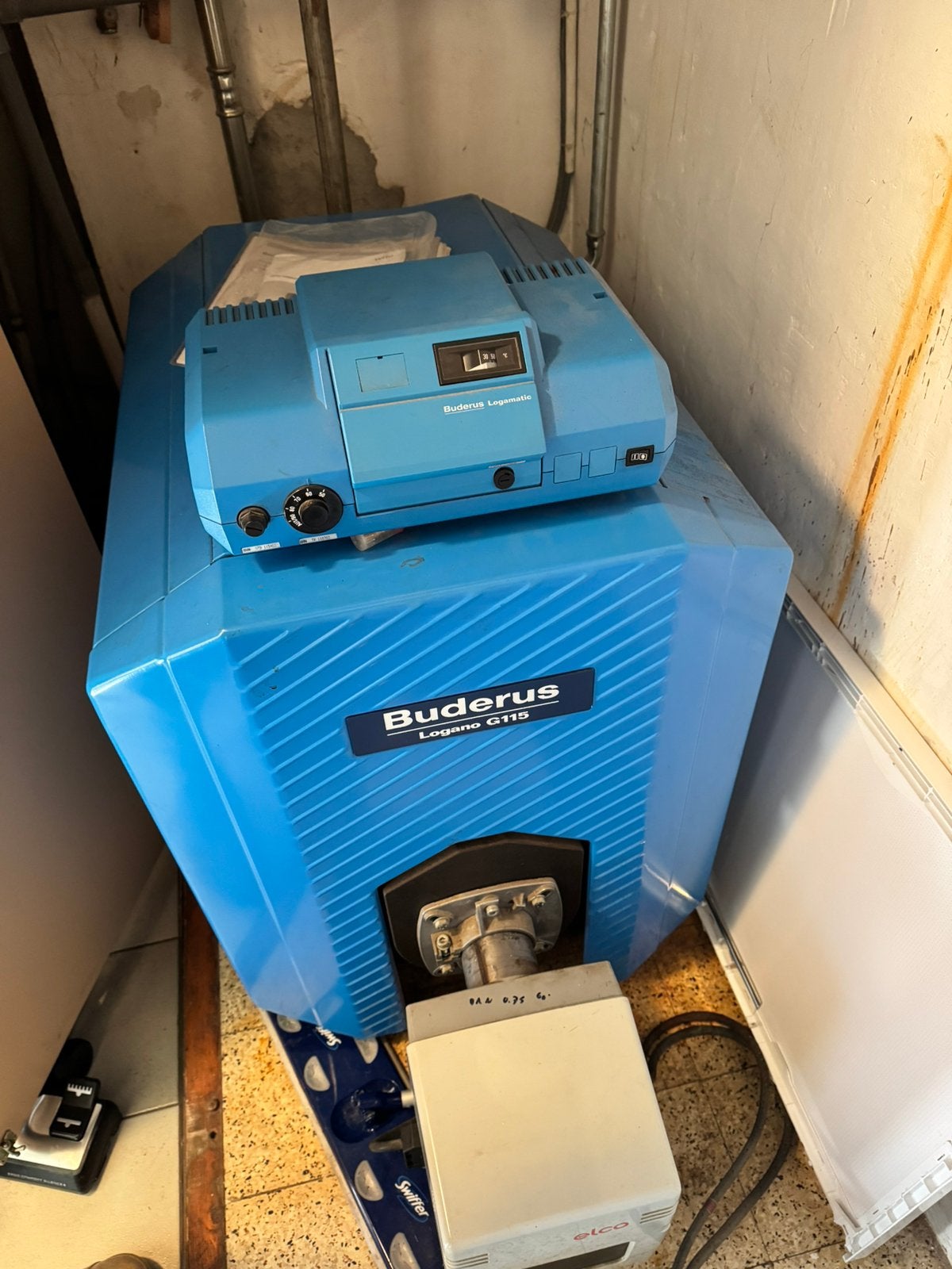 Buderus lagano G115, Enlèvement, Utilisé, 800 watts ou plus, Poêle