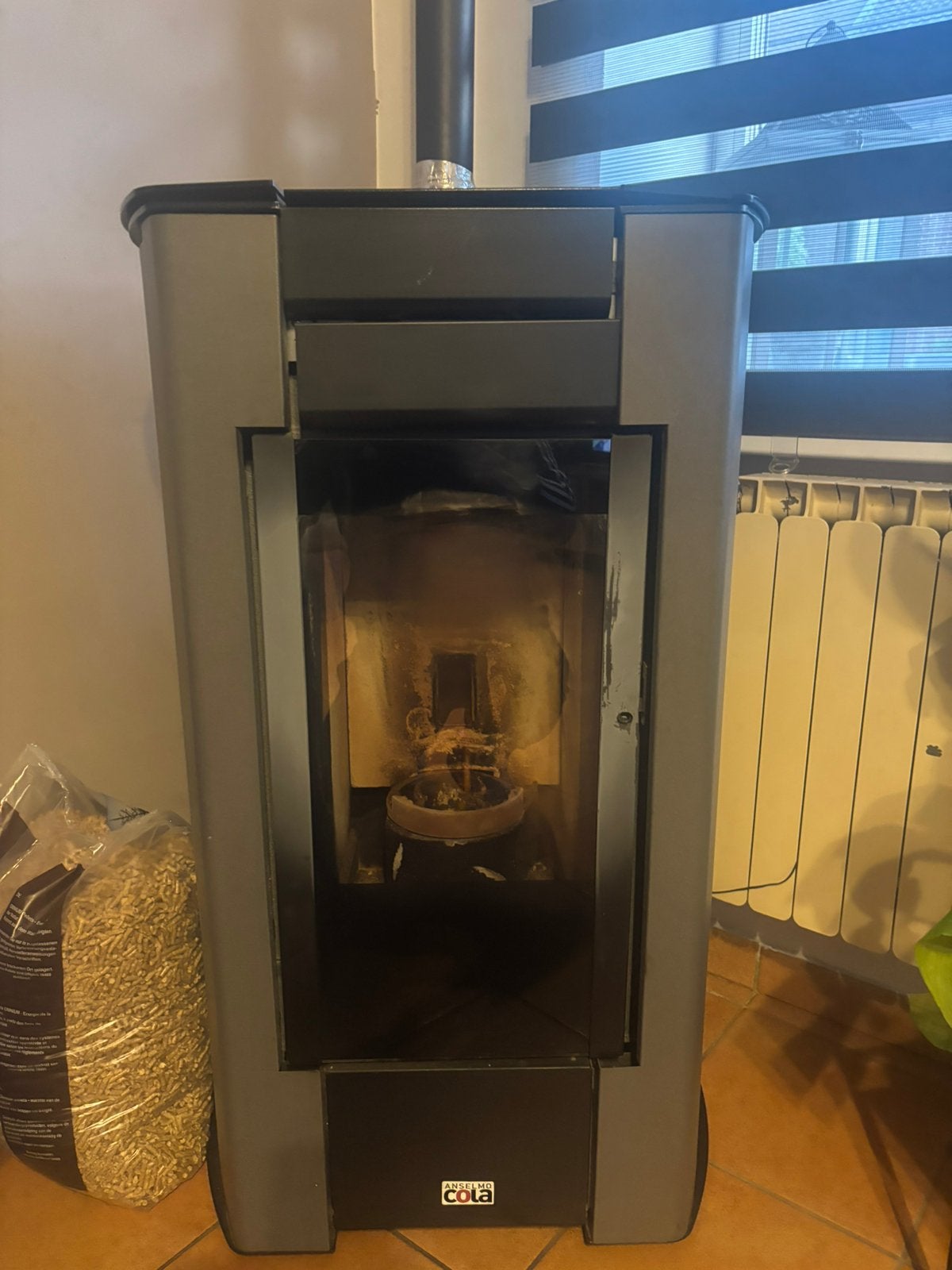 Poeles a pellet cola  14kw, Enlèvement, Comme neuf, Autres carburants, Poêle à granulés