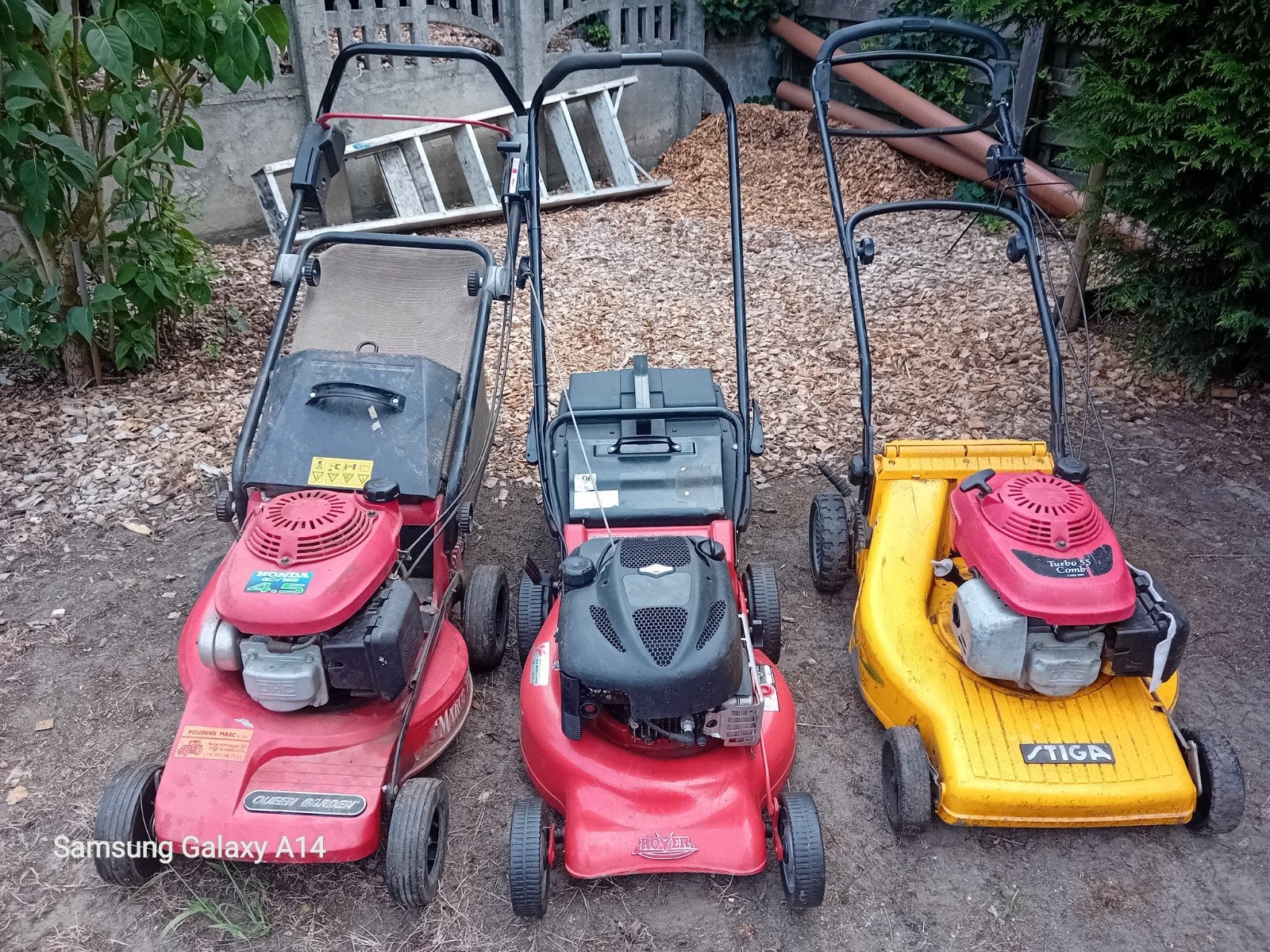 grasmaaiers benzine, Tuin en Terras, Ophalen, Opvangzak