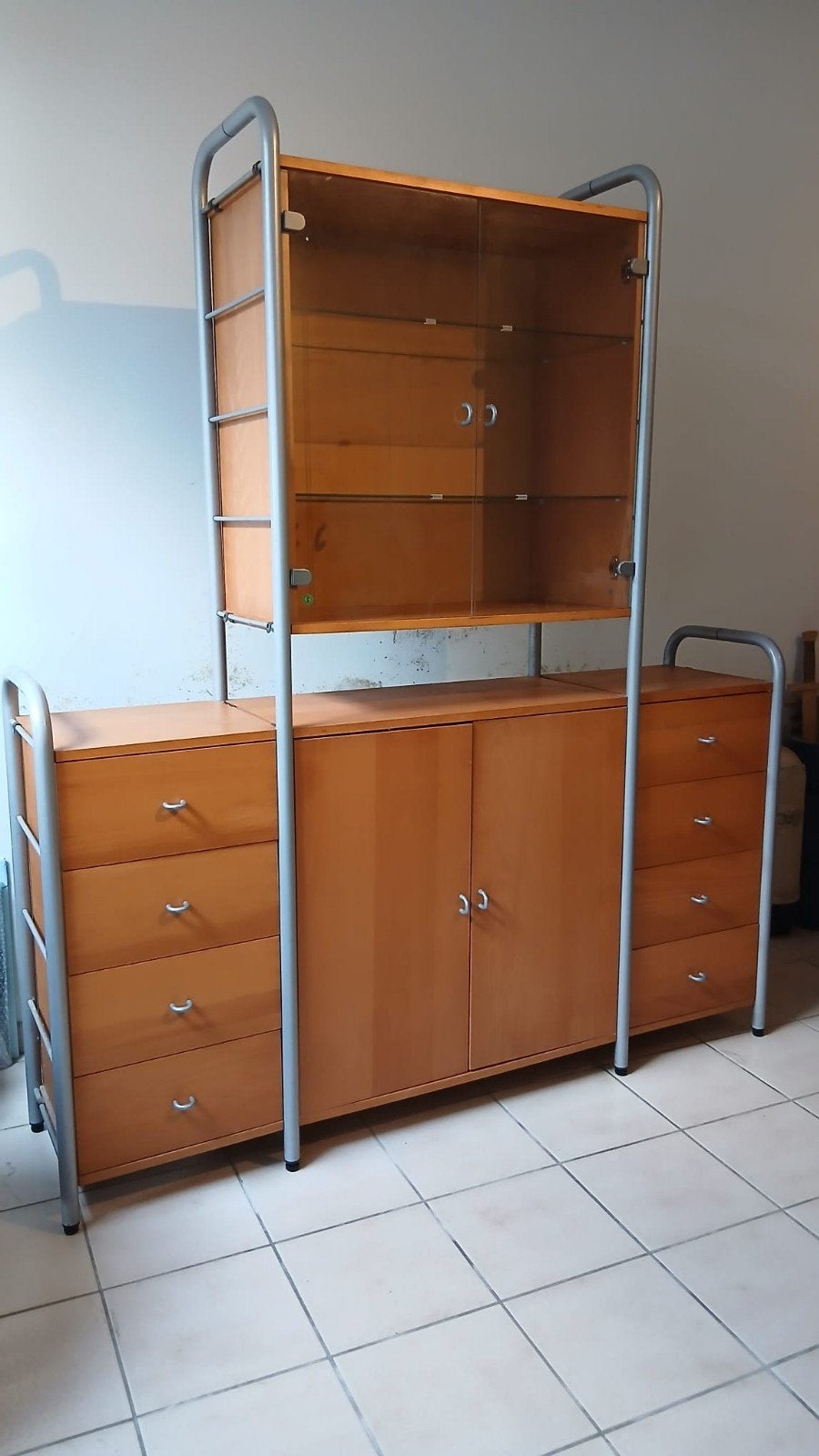 Étagères modulables Niklas Ikea vintage industrial chic, Enlèvement