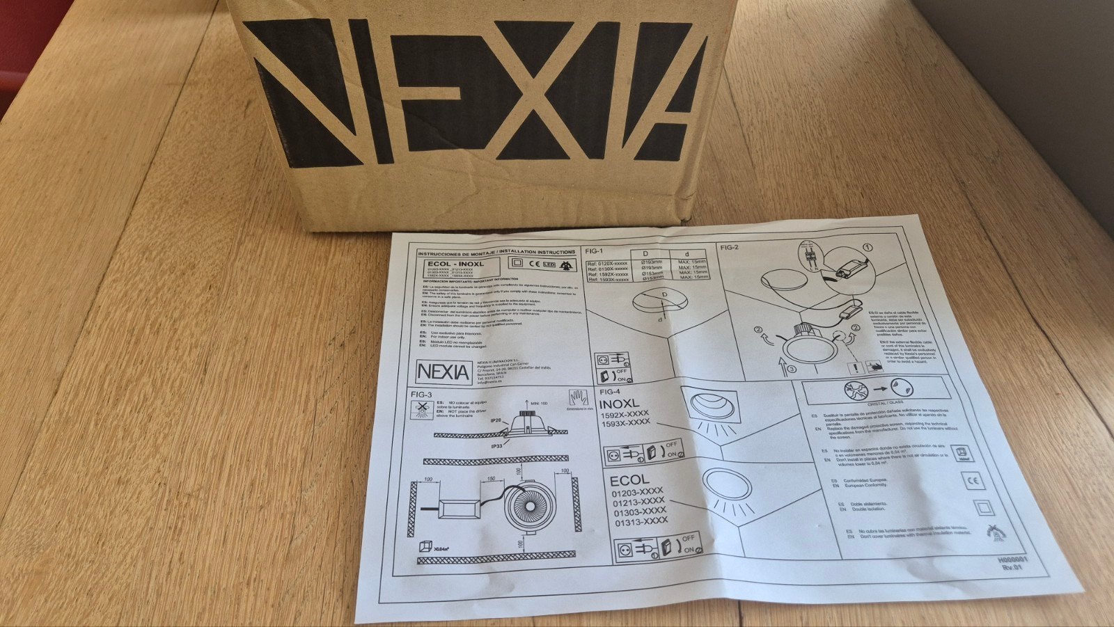 Nieuw- inbouwspot Led - wit diam.153mm- richtbaar, Huis en Inrichting, Lampen | Spots, Ophalen, Metaal of Aluminium, Nieuw, Richtbaar