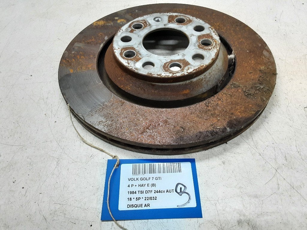 FREIN DISQUE ARRIÈRE Volkswagen Golf VII (AUA), Autos : Pièces & Accessoires, Freins & Transmission, Volkswagen, Utilisé