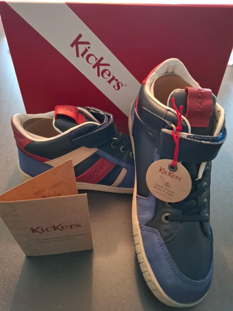 Kickers baskets en cuir/ Pointure: 38/ Article neuf, Neuf, Garçon, KICKERS, Enlèvement