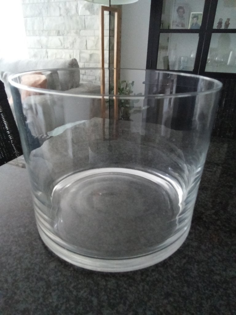 Glazen windlicht, Ophalen, Zo goed als nieuw, Glas, Windlicht