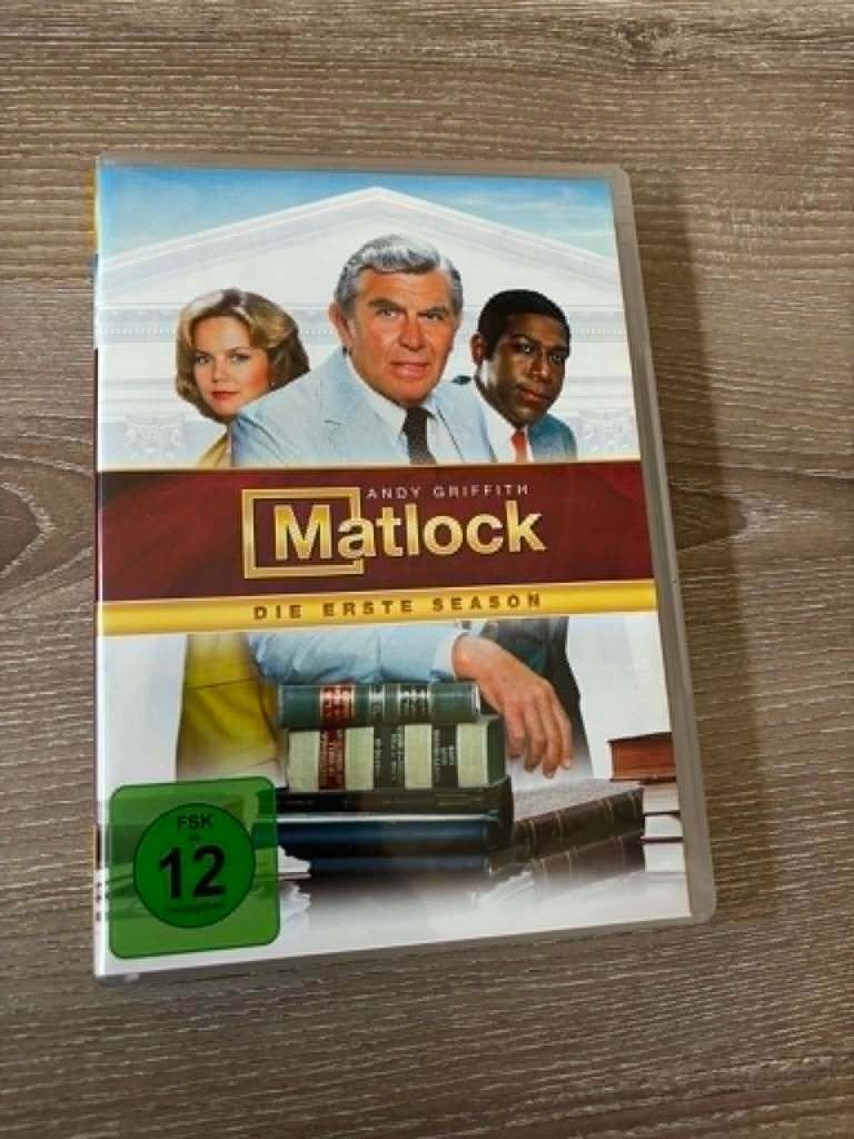 Matlock, eerste seizoen, import Duitsland, 7 dvd box,, Gebruikt, Boxset, Drama, Ophalen of Verzenden