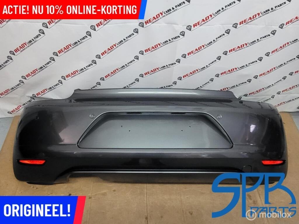 VW SCIROCCO III LR7H Achterbumper 4X PDC ACHTER BUMPER COMPL, Gebruikt, Volkswagen, Ophalen of Verzenden, Achter