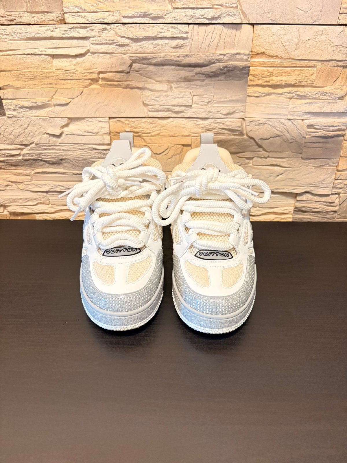 Witte Chunky Skate Sneakers (Y2K) - Maat 43 - Nieuw, Kleding | Heren, Schoenen, Wit, Nieuw, Ophalen of Verzenden, Sneakers