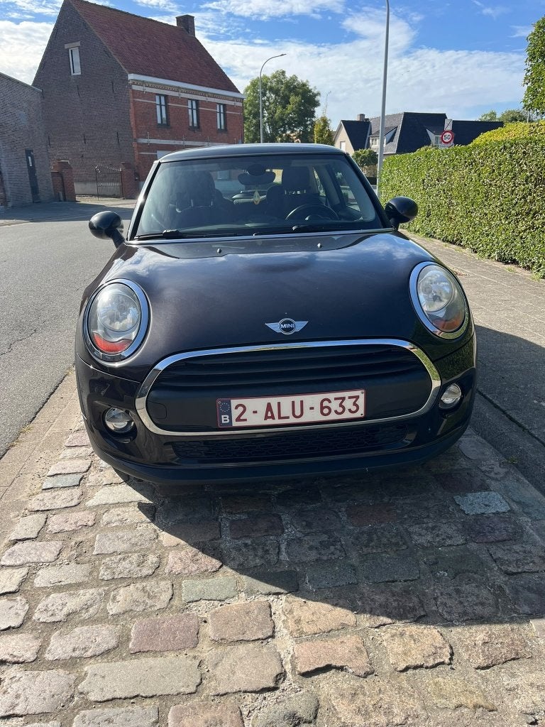 Mini One te koop 06/2014, Auto's, Stof, Zwart, Bruin, Handgeschakeld