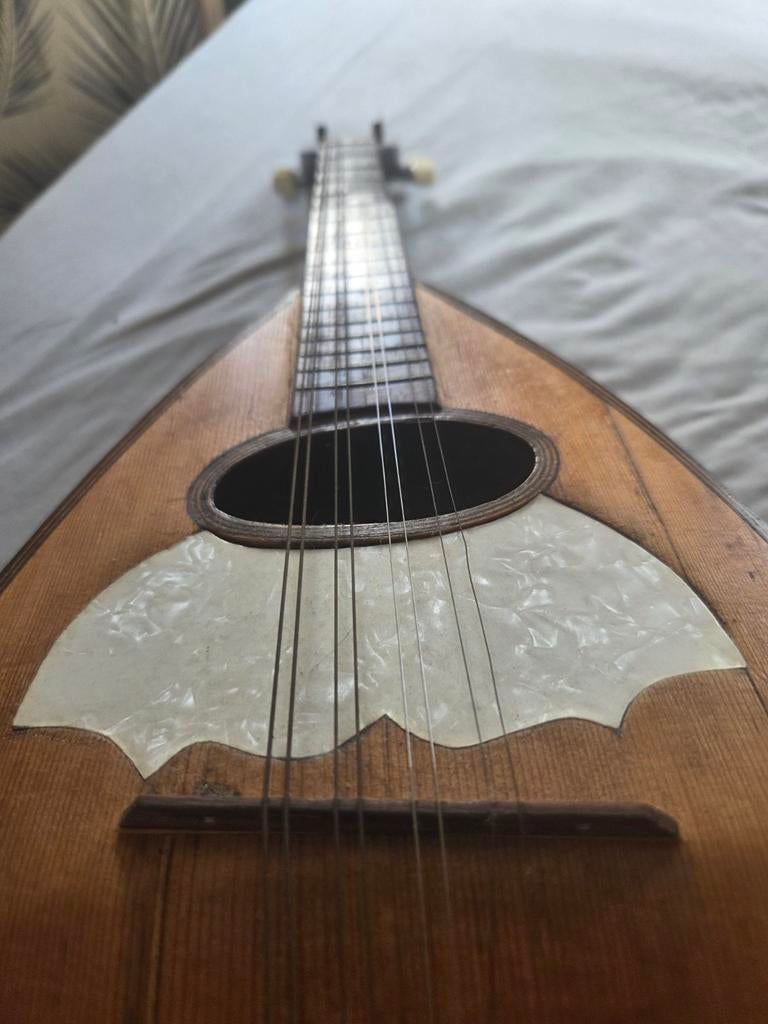 Oude mandoline ca 1920, Muziek en Instrumenten, Snaarinstrumenten | Gitaren | Akoestisch, Ophalen