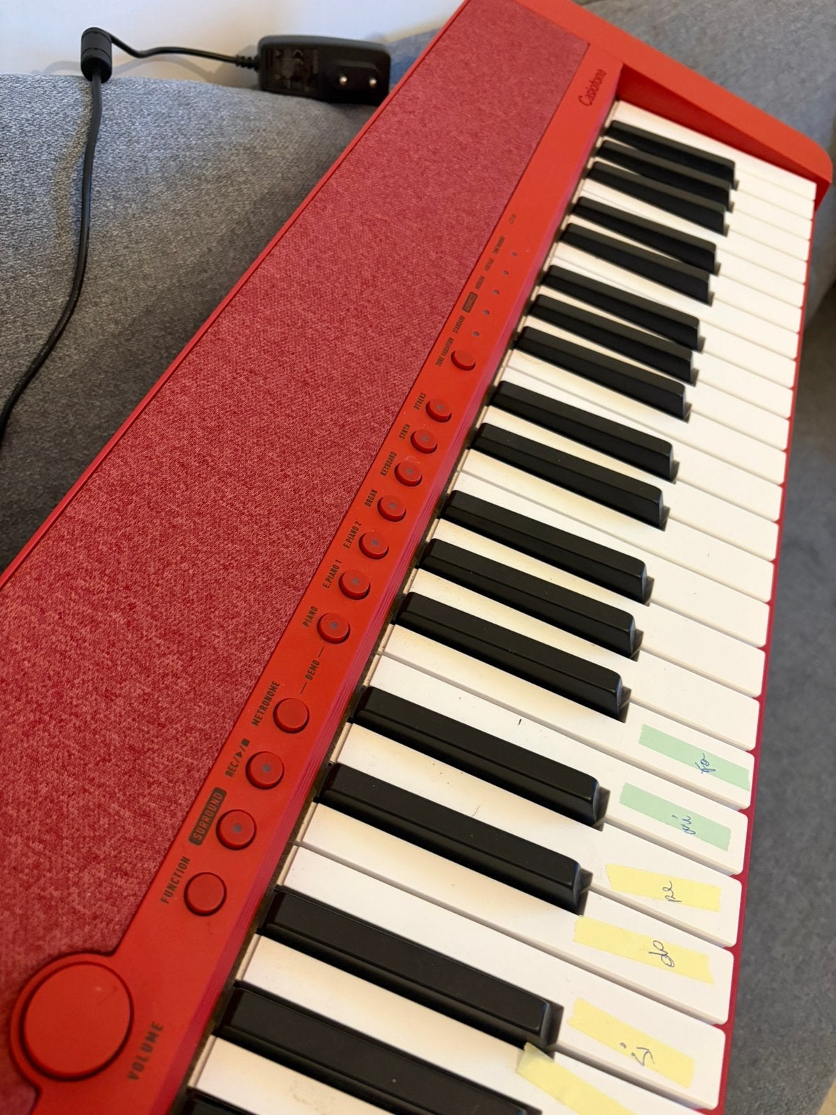 Casio keyboard rood in perfecte staat, Musique & Instruments, Équipement Midi, Comme neuf, Enlèvement
