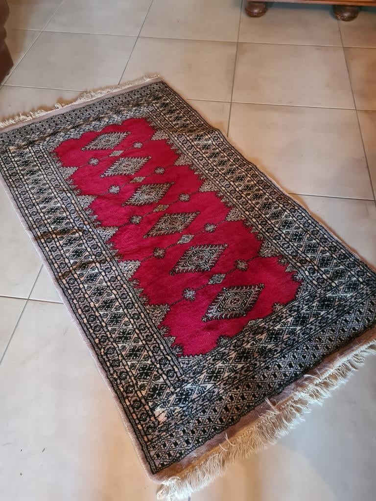 Tapijt ´Bochara´ handgeknoopt.Pakistaans. 16495, Huis en Inrichting, Ophalen