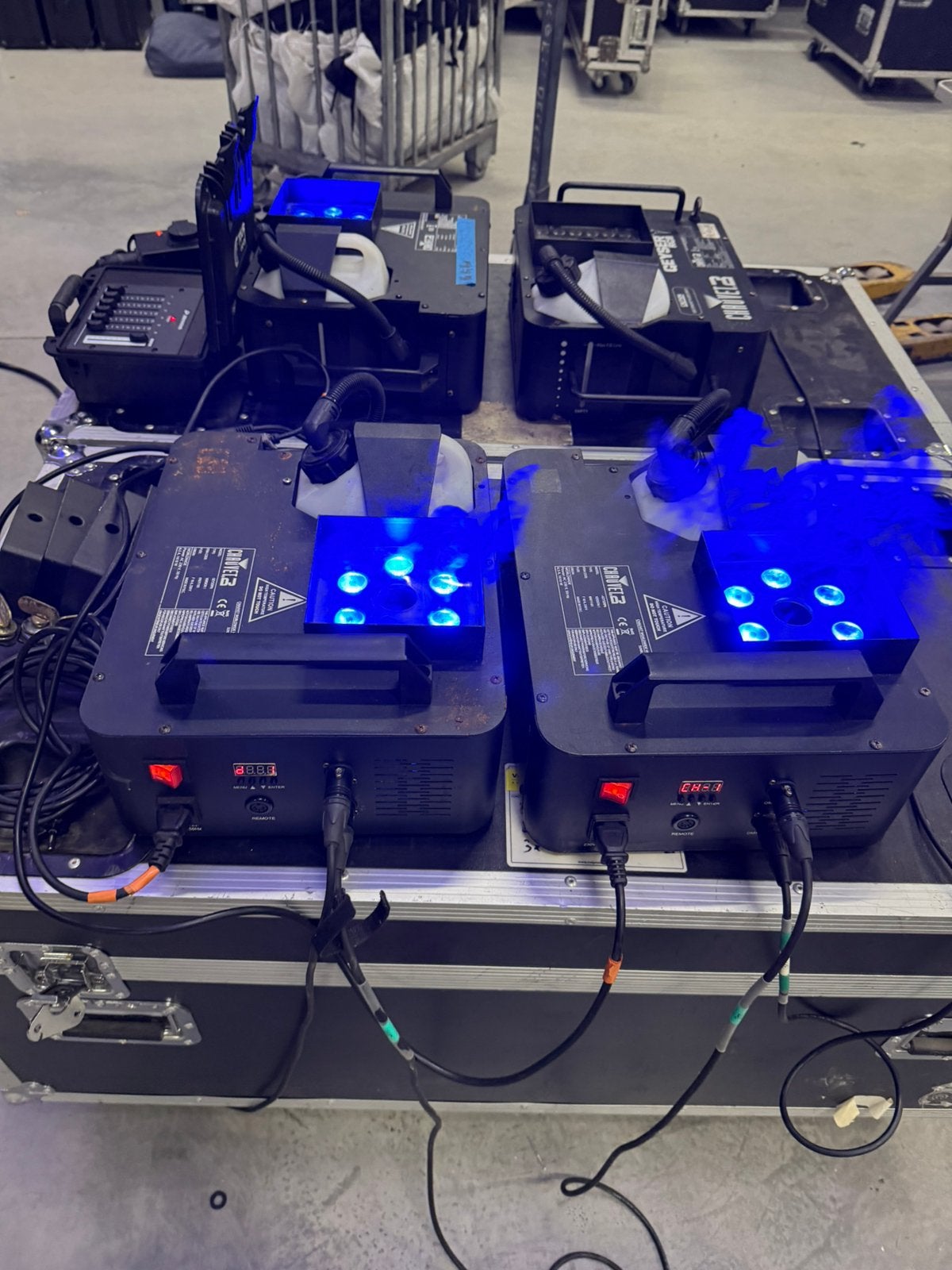 4x chauvet geyser rgb, Enlèvement, Comme neuf