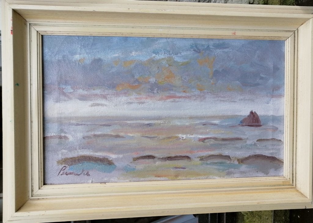 Constant Permeke '' Namiddag op zee '' olieverf op doek, Antiek en Kunst, Verzenden, Olieverf