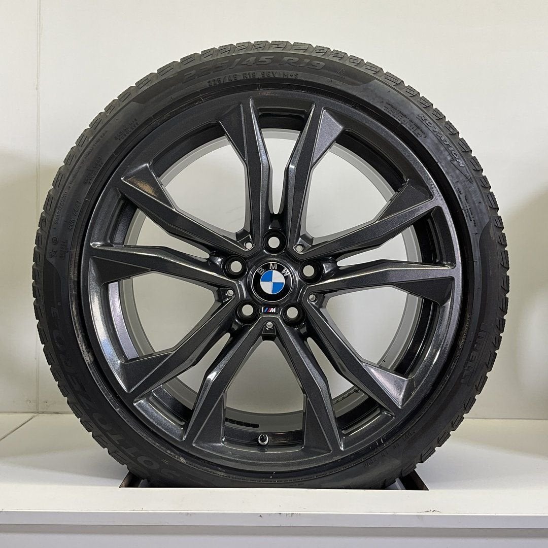 BMW X1 F48 X2 F39 SET VELGEN + WINTERBANDEN 19 INCH ORIG. 71, Auto-onderdelen, Banden en Velgen, 19 inch, Gebruikt, -, -