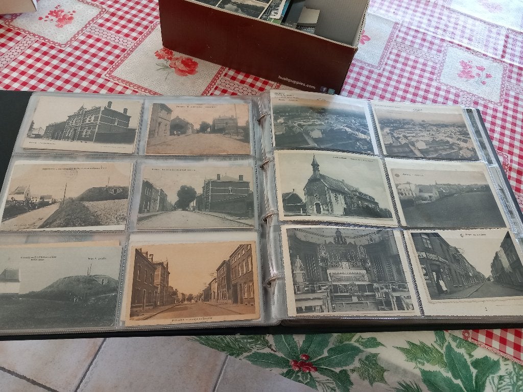 album carte postales + une boîte, Enlèvement