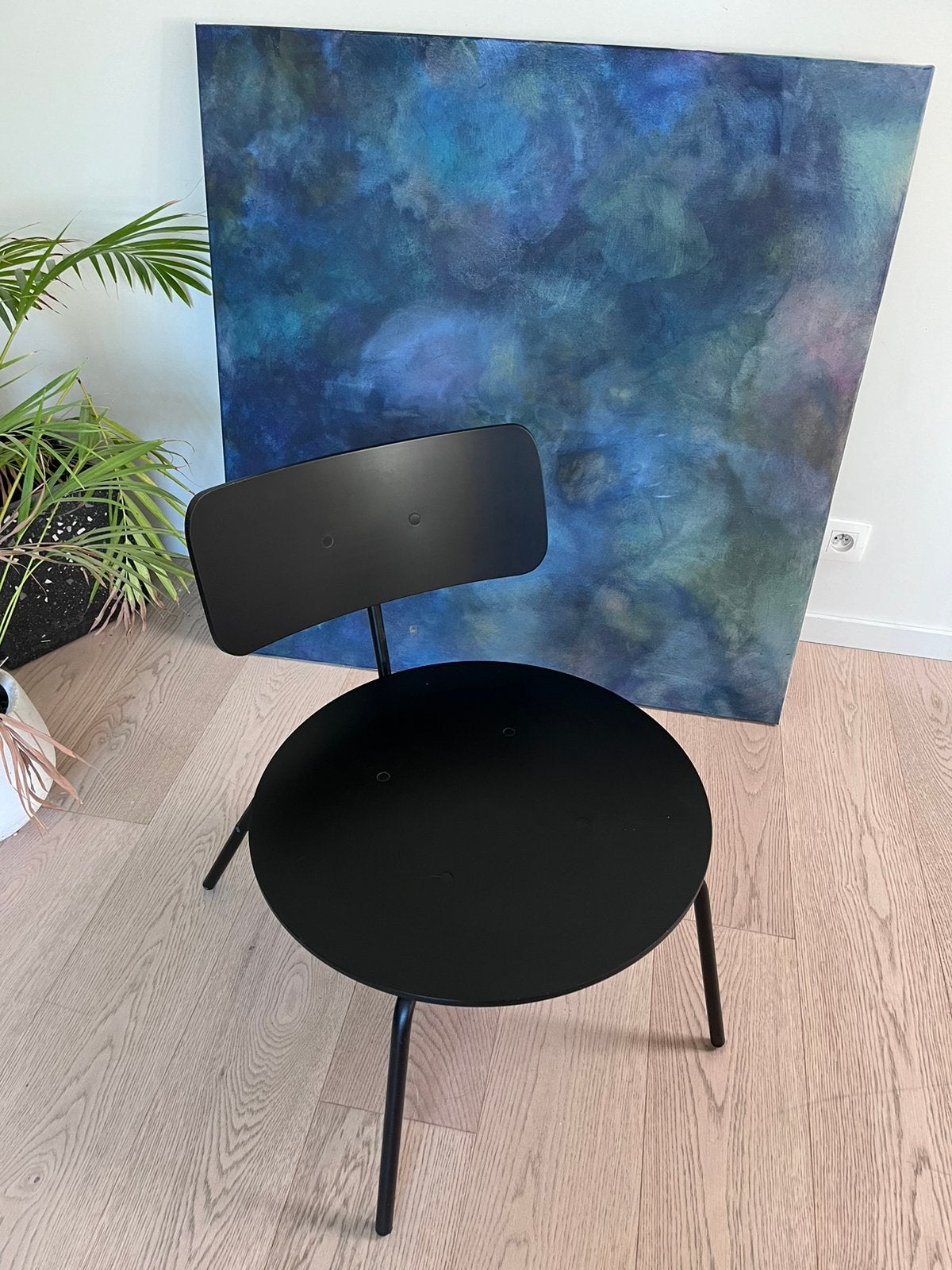 Zwarte loungestoel H&M Home, Ophalen, Zo goed als nieuw, Zwart, Hout