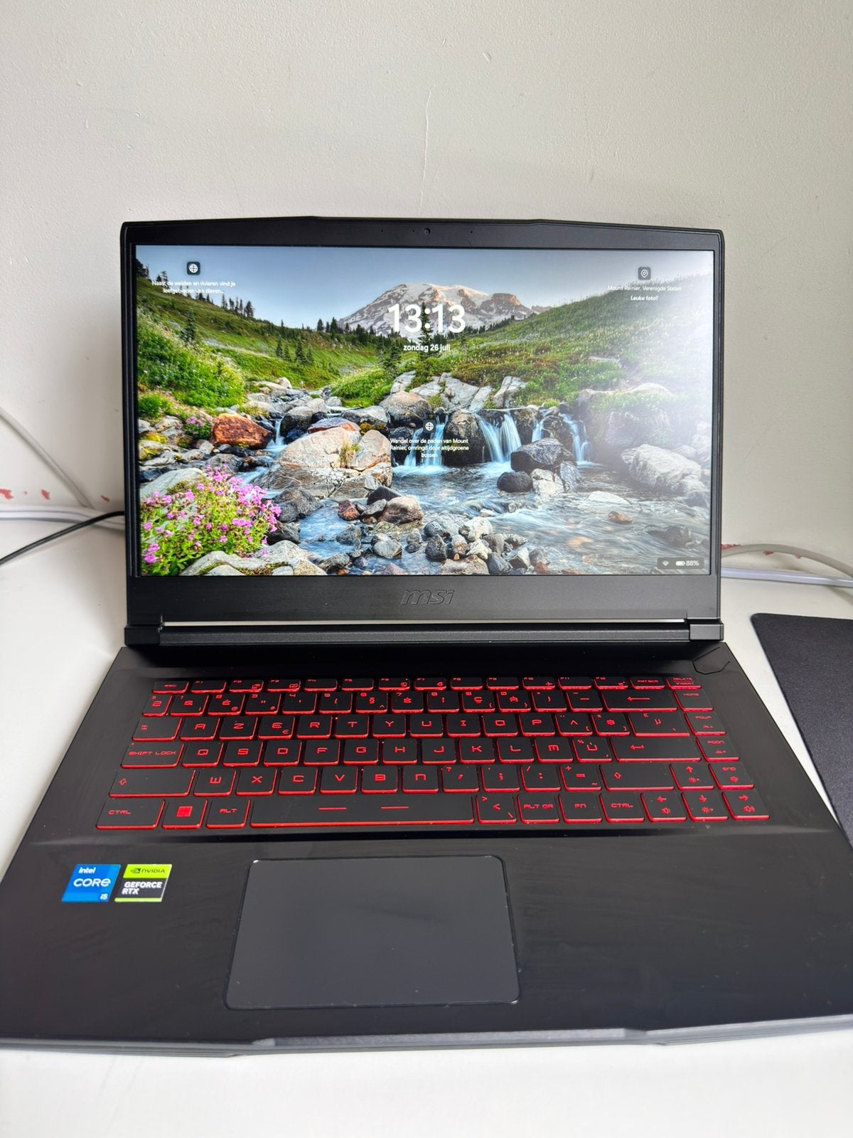 MSI THIN Gaming laptop, Computers en Software, Met videokaart, 2 tot 3 Ghz, Ophalen of Verzenden, Zo goed als nieuw