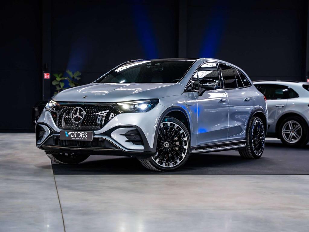 Mercedes-Benz EQE SUV EQE 500 - 4MATIC - AMG Line - AIRMATIC, Auto's, Mercedes-Benz, Automaat, Gebruikt, Zwart, 408 pk