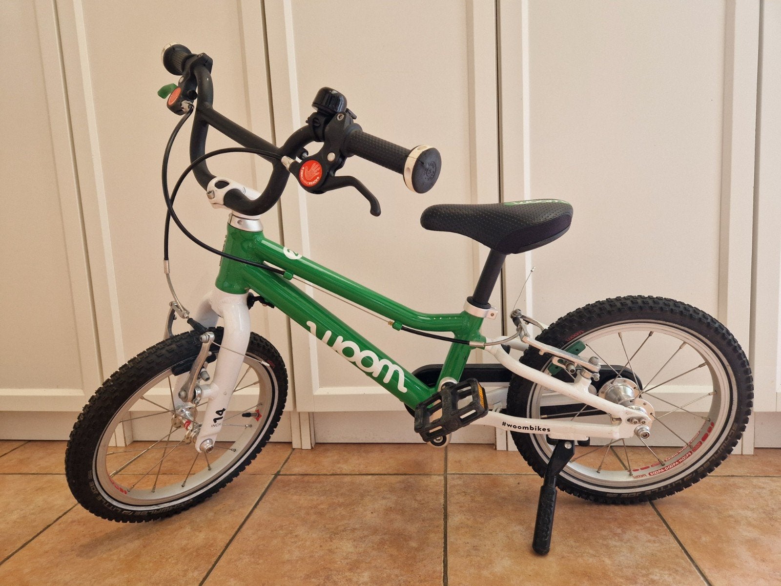 Woom 2 kinderfiets 14 inch, Fietsen en Brommers, Ophalen, Zo goed als nieuw, Minder dan 16 inch, Woom