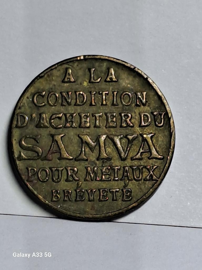 Belgique 25 centimes - Samva Jetons d'échange, Enlèvement ou Envoi, Belgique, Monnaie en vrac
