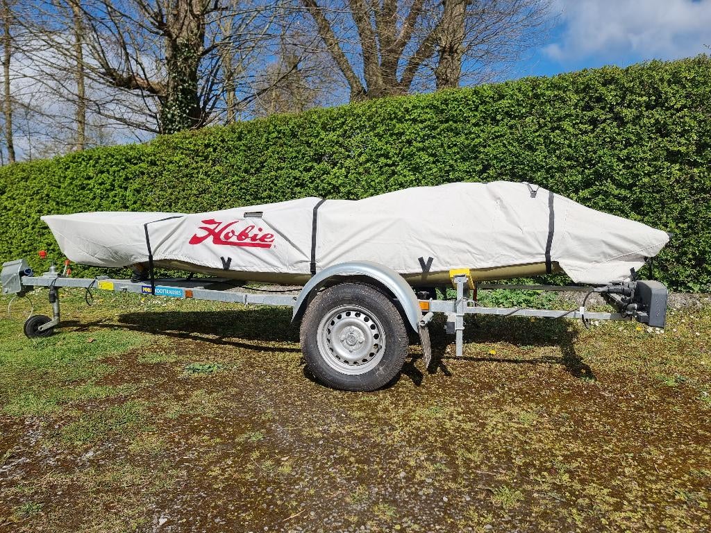 Hobie MirageDrive Pro Angler 14 (2015), Watersport en Boten, Ophalen, Zo goed als nieuw