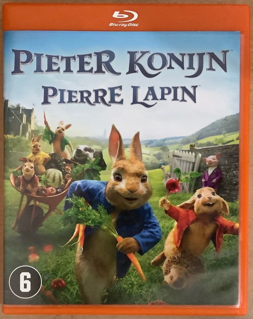 Pieter Konijn / Peter Rabbit (2018) Blu-ray, CD & DVD, Enlèvement ou Envoi, Dessins animés et Film d'animation, Néerlandais, Utilisé