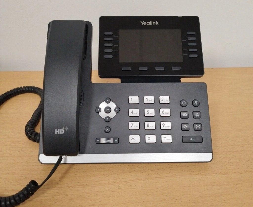 Yealink T54W IP/VOIP (avec boîtier), Télécoms, Enlèvement, Utilisé