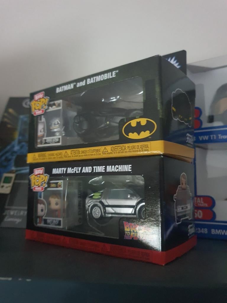 Mini funko pops batman + back to the future, Enlèvement