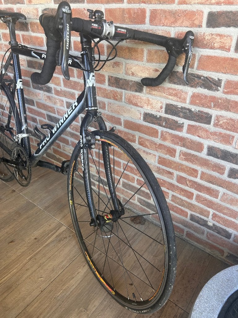 Pro Winner Koersfiets maat 58cm, Fietsen en Brommers, Fietsen | Racefietsen, Gebruikt, 10 tot 15 versnellingen, Heren, Aluminium