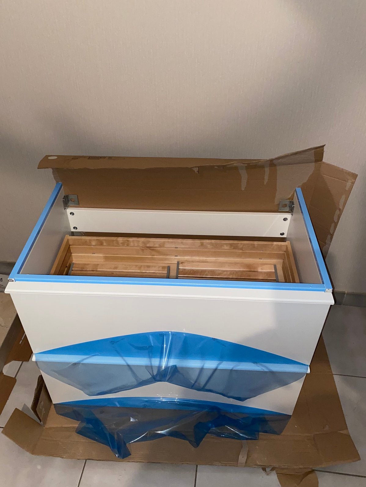 Nieuw witte GODMORGON badkamermeubel, Ophalen, Nieuw, 50 tot 100 cm, Minder dan 100 cm