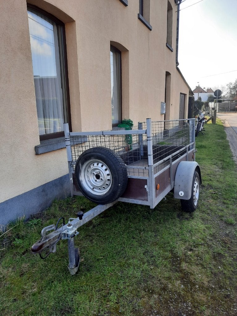 aanhangwagen 2m x 1m, Ophalen, Gebruikt