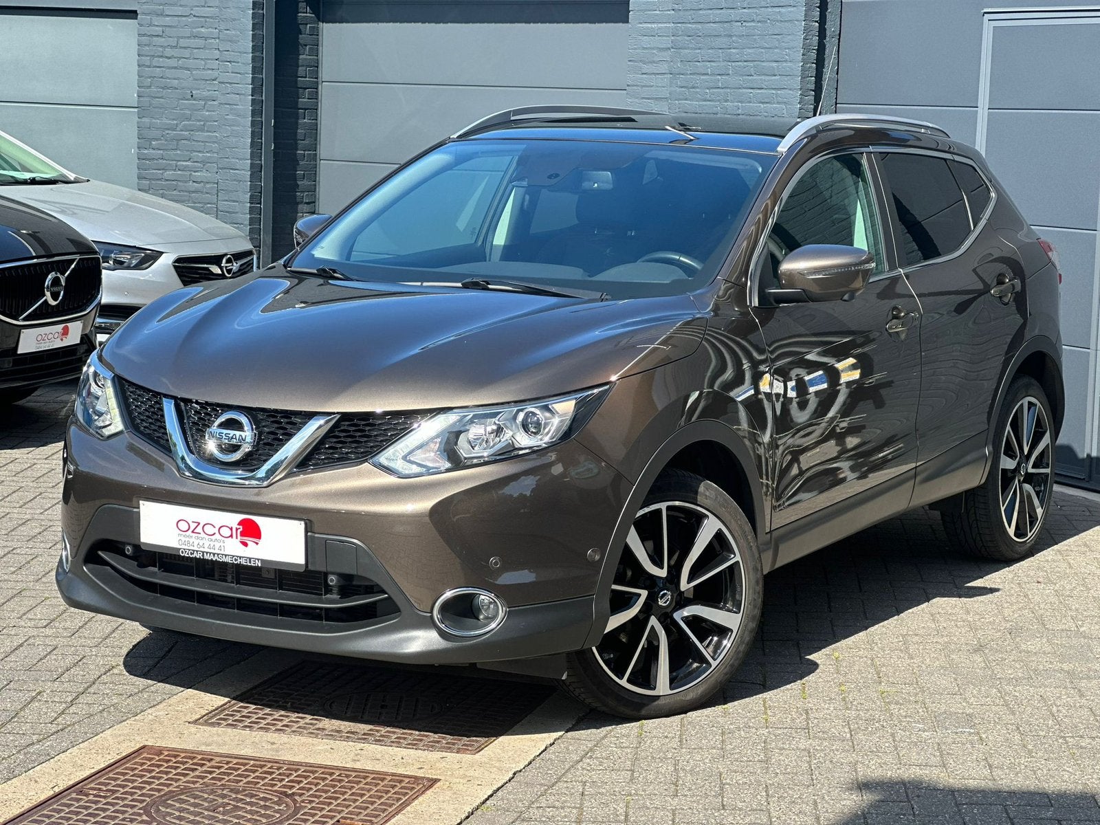 Nissan Qashqai 1.2 Automaat Tekna|PanoLederGps360cam|FullOpt, Auto's, Bruin, Leder, 5 zetels, 5 deurs