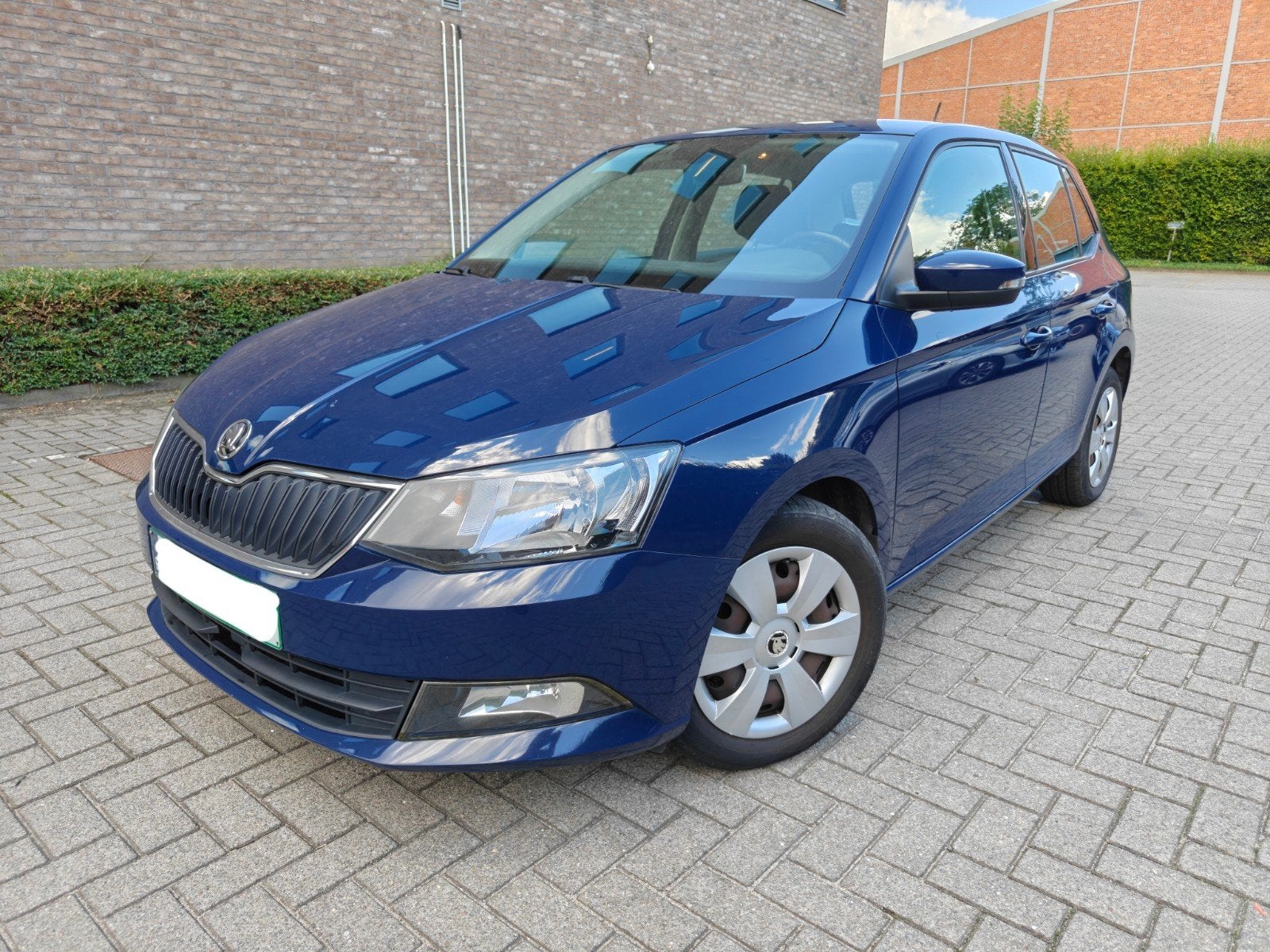 Skoda Fabia 1.0i/ 100.000km/ 2016/ 1er Propriétaire/ Airco, Auto's, Skoda, Stof, Blauw, Bedrijf, Onderhoudsboekje