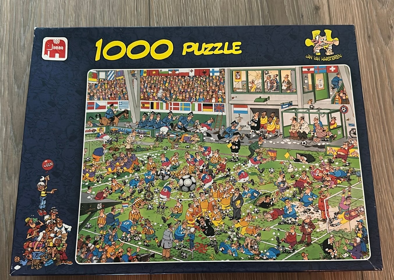 Puzzel ‘Voetbalkampioenschappe ‘, Enlèvement, 500 à 1500 pièces, Comme neuf, Puzzle