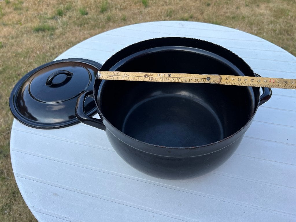 Kookpot - Diameter 28 cm - Hoogte 15 cm - Volume 7 liter, Huis en Inrichting, Antiaanbaklaag, Gebruikt, Ophalen of Verzenden, Kookpan
