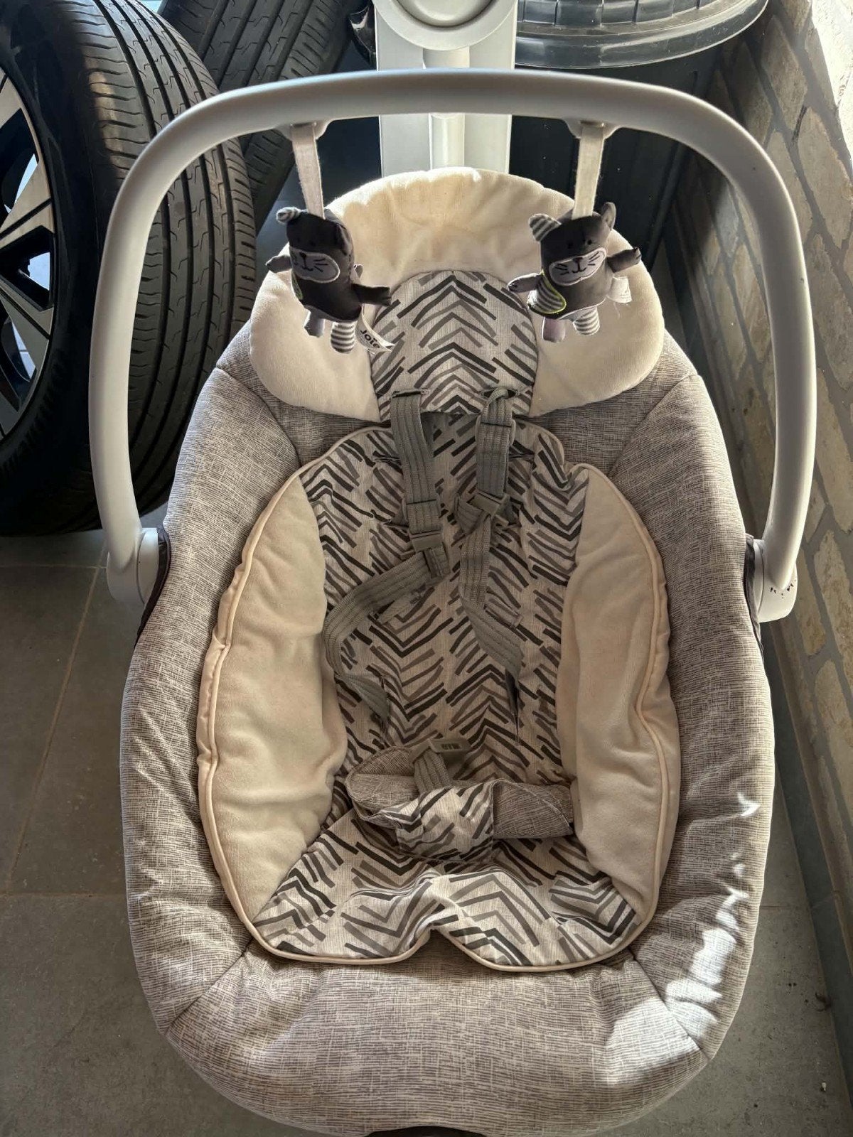 balancelle joie, Enfants & Bébés, Enlèvement ou Envoi, Utilisé, Siège de balançoire, Avec ceinture(s)
