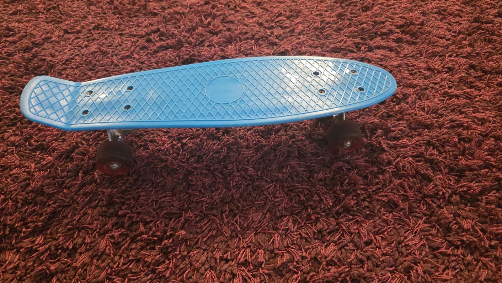 3 x Blauw mini cruiser skateboard / Penny style, Enlèvement