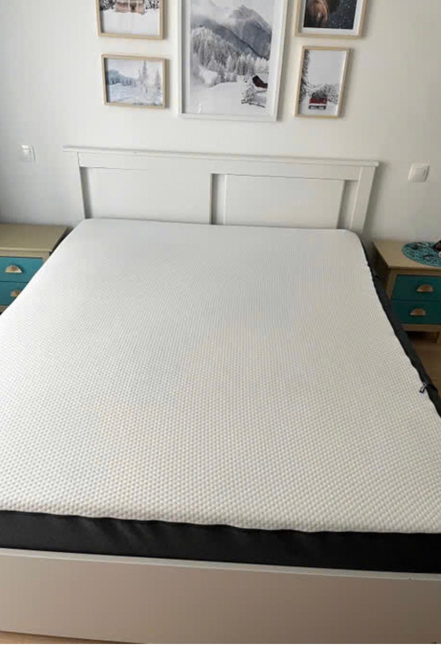 Lit ikea 160/200 avec matelas impeccable, Enlèvement ou Envoi, Comme neuf