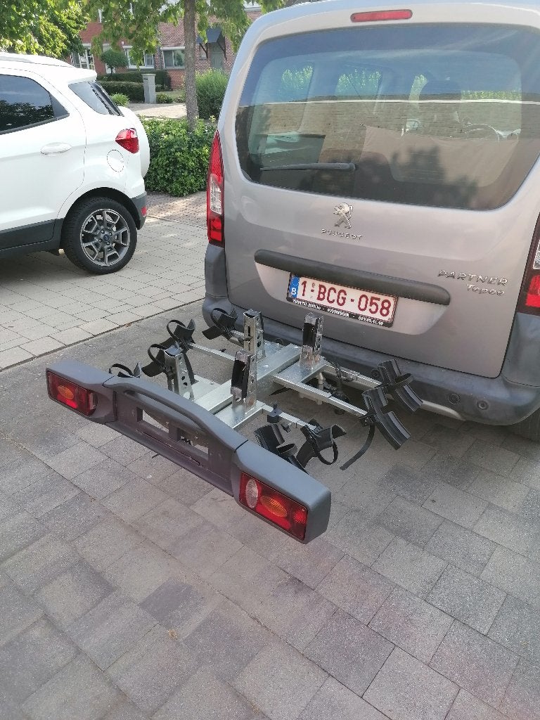 Twinny load fietsendrager 4 fietsen, Ophalen, 3 fietsen of meer, Trekhaakdrager, Elektrische fiets