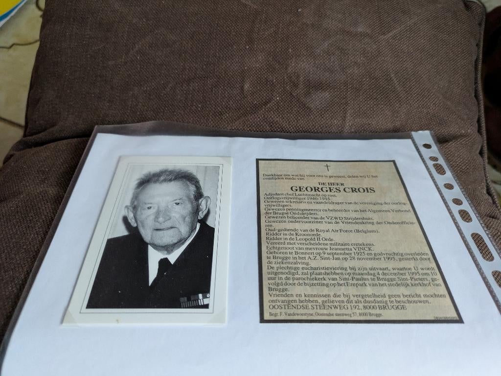 Dp Georges crois, Verzamelen, Ophalen of Verzenden, Bidprentje