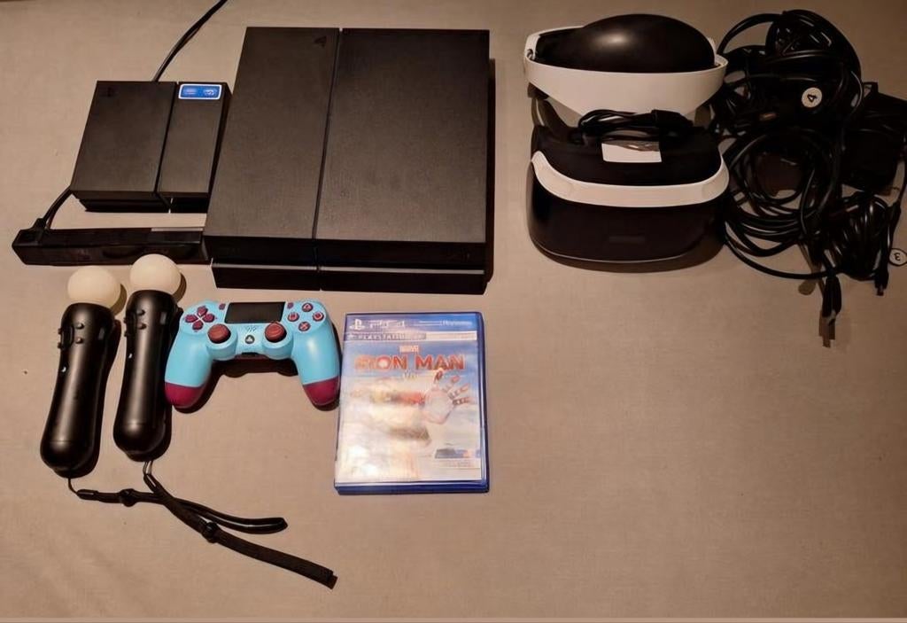 Ps4 + psvr, Games en Spelcomputers, Ophalen of Verzenden, Zo goed als nieuw, Met 1 controller, Slim