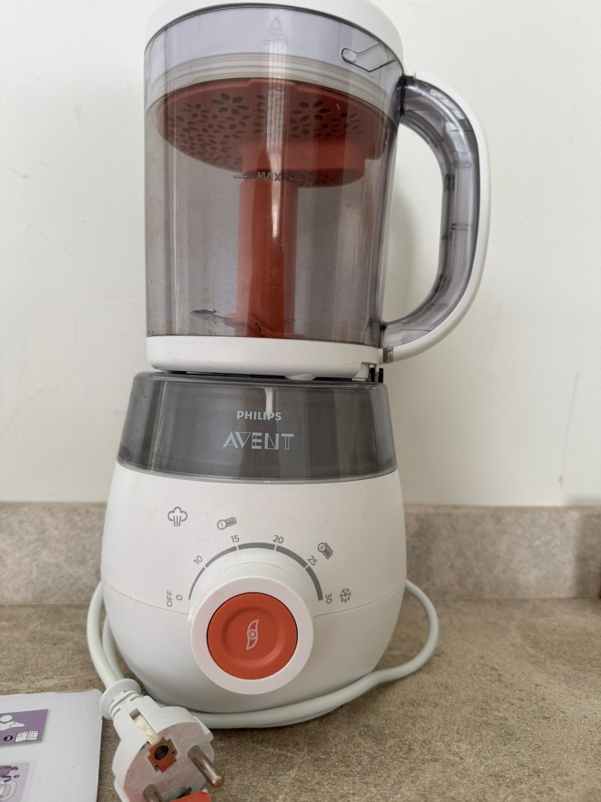 Philips Avent Babyvoedingmaker 4-in-1 SCF881/01 babycook, Ophalen, Gebruikt, Automatisch, Philips Avent