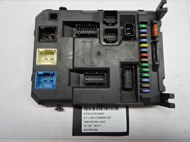 COMPUTER BODY CONTROL Citroën C3 Picasso (SH) (9664983180), Auto-onderdelen, Gebruikt, Citroën, Mevr. I. Hauben, Rue de l'Espoir 34 34
4030  GRIVEGNÉE, BE
