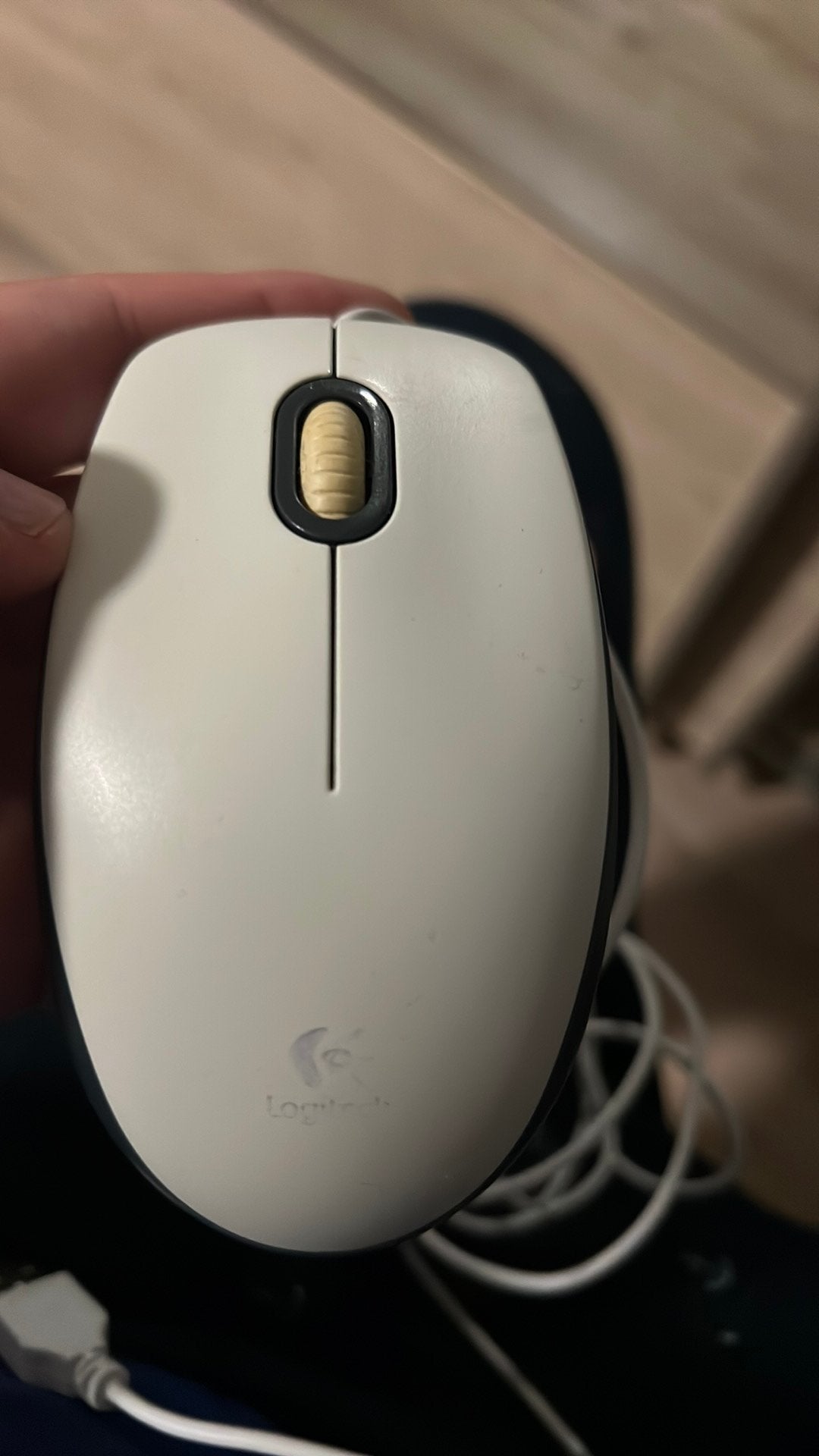 Logitech M100 muis, Computers en Software, Muizen, Muis, Ergonomisch, Ophalen of Verzenden, Zo goed als nieuw